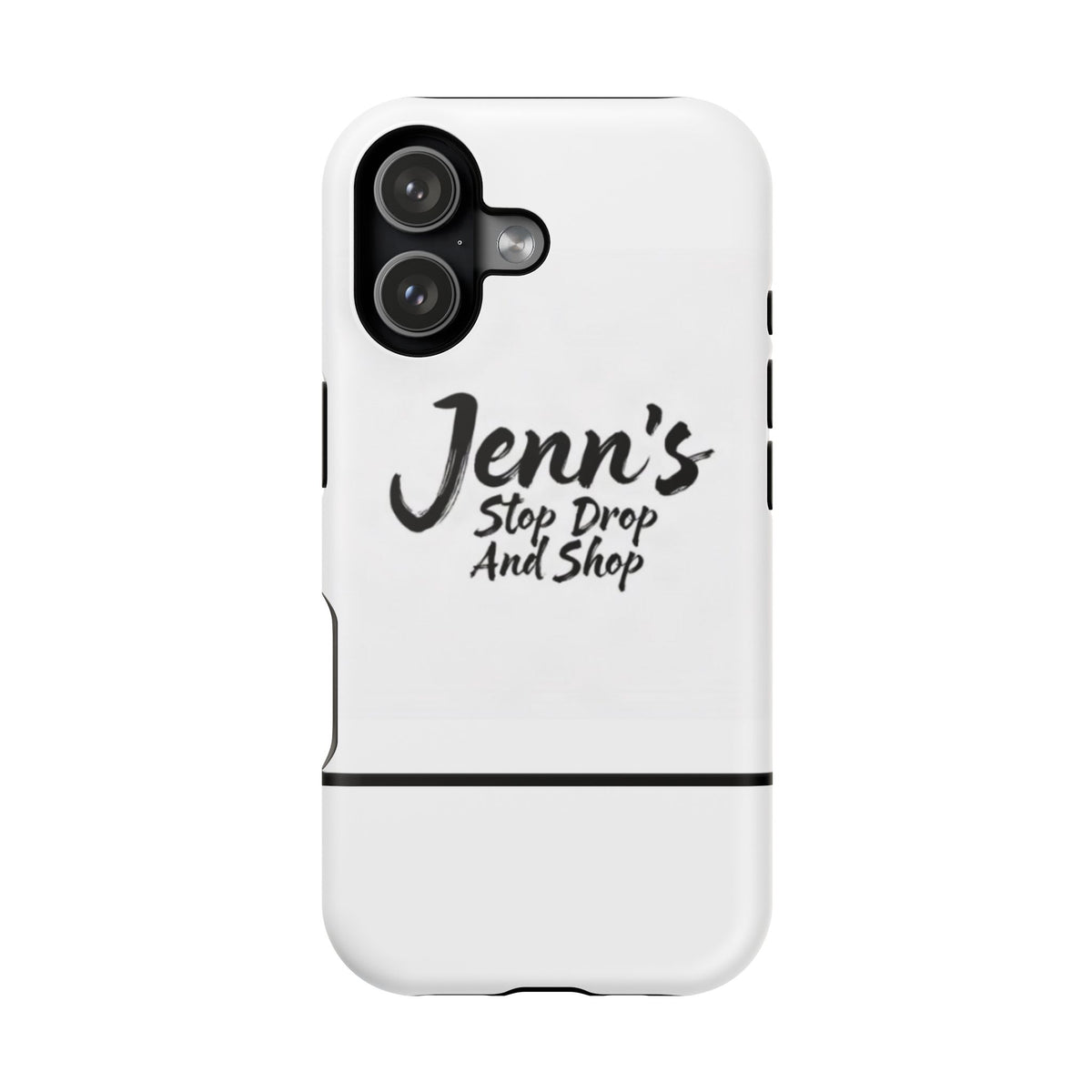 Phone Case — "Jenn's Stop Drop And Shop" Magnetic Impact-Resistant Protective Case