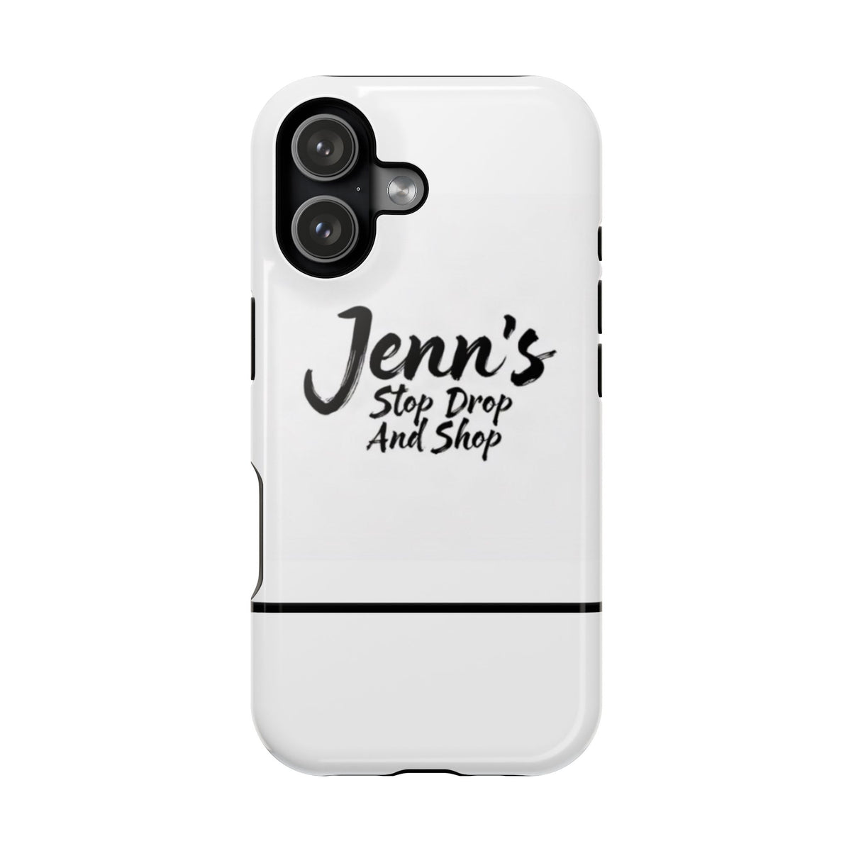 Phone Case — "Jenn's Stop Drop And Shop" Magnetic Impact-Resistant Protective Case